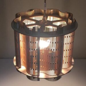 Intra απο ξύλο plywood 3mm-4mm πάχος - Λαμπτήρας Δίασταση 30x30 cm Intraeaxys-yonjkx1r