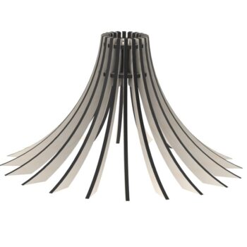 Intra απο ξύλο plywood 3mm-4mm πάχος - Λαμπτήρας 6 Δίασταση 30x30 cm Intraeaxys-qomxvp13 - Image 1