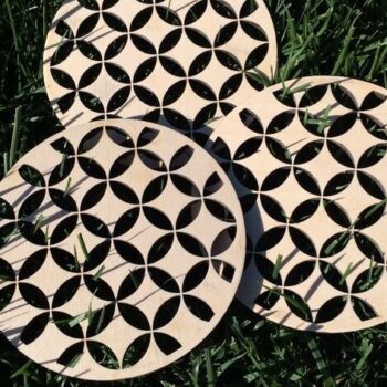 Intra απο ξύλο plywood 3mm-4mm πάχος - Ξύλινο Trivet Shippo Δίασταση 30x30 cm Intraeaxys-ro6n931x - Image 1