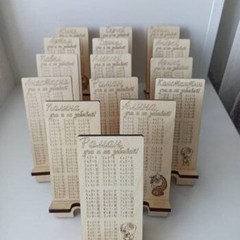 Intra απο ξύλο plywood 3mm-4mm πάχος - Χαραγμένη βάση τηλεφώνου Δίασταση 30x30 cm Intraeaxys-eo4qwed7 - Image 1