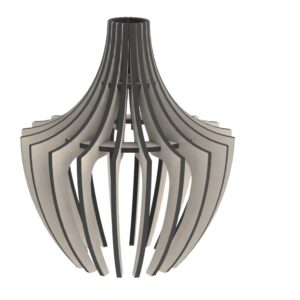 Intra απο ξύλο plywood 3mm-4mm πάχος - Λάμπα 8 Δίασταση 30x30 cm Intraeaxys-91jvz51m