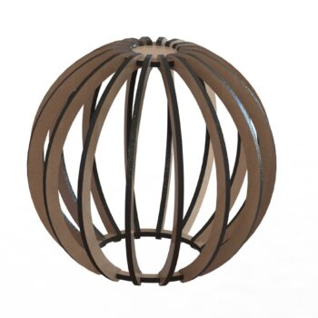 Intra απο ξύλο plywood 3mm-4mm πάχος - Λάμπα 15 Δίασταση 30x30 cm Intraeaxys-eoxregoz - Image 1