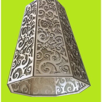 Intra απο ξύλο plywood 3mm-4mm πάχος - Λάμπα Siberian Frost Δίασταση 30x30 cm Intraeaxys-67wk0m72 - Image 1