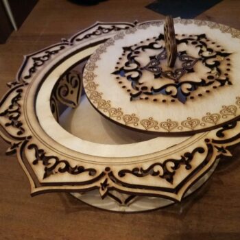 Intra απο ξύλο plywood 3mm-4mm πάχος - Κουτί για γλυκά καραμέλα Δίασταση 30x30 cm Intraeaxys-67wl3zw1 - Image 1