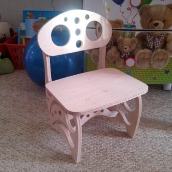 Intra απο ξύλο plywood 3mm-4mm πάχος - Ξύλινη παιδική καρέκλα Δίασταση 30x30 cm Intraeaxys-zo9ypxy7 - Image 1