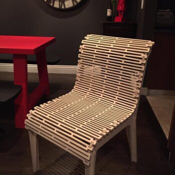 Intra απο ξύλο plywood 3mm-4mm πάχος - Πρότυπο άρθρωσης καρέκλας Δίασταση 30x30 cm Intraeaxys-ro6yvkn7 - Image 1