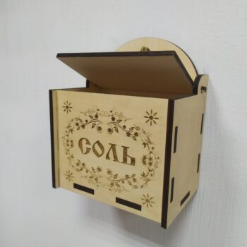 Intra απο ξύλο plywood 3mm-4mm πάχος - Διακοσμητικό κουτί τοίχου με πρότυπο καπάκι Δίασταση 30x30 cm Intraeaxys-51rr4dv1 - Image 1