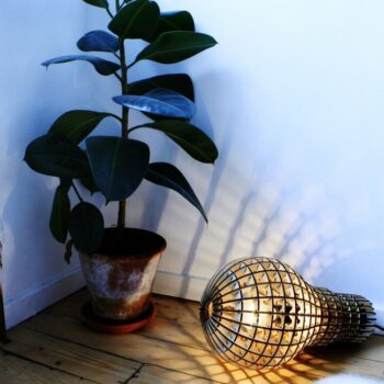 Intra απο ξύλο plywood 3mm-4mm πάχος - Λάμπα Λάμπας Δίασταση 30x30 cm Intraeaxys-67wxr212 - Image 1