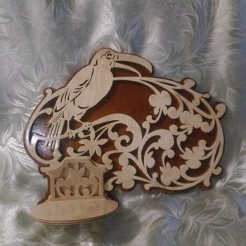 Intra απο ξύλο plywood 3mm-4mm πάχος - Αρχείο PDF προτύπου ραφιού Δίασταση 30x30 cm Intraeaxys-pok3wwj7 - Image 1