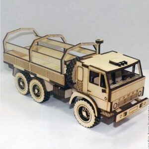Intra απο ξύλο plywood 3mm-4mm πάχος - Φορτηγό Kamaz Δίασταση 30x30 cm Intraeaxys-e1gkw8mo