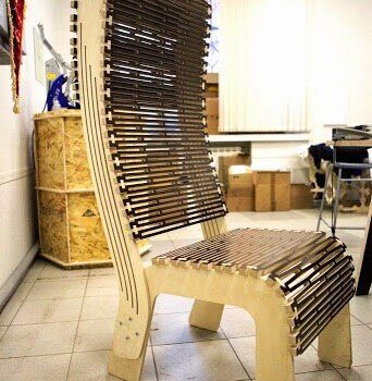 Intra απο ξύλο plywood 3mm-4mm πάχος - Ζωντανή καρέκλα μεντεσέ Δίασταση 30x30 cm Intraeaxys-pok30jk7 - Image 1