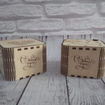 Intra απο ξύλο plywood 3mm-4mm πάχος - Κουτί παραμονής Χριστουγέννων Δίασταση 30x30 cm Intraeaxys-joedzx91 - Image 4