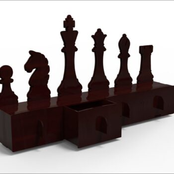 Intra απο ξύλο plywood 3mm-4mm πάχος - Διοργανωτής Σκάκι 4mm Δίασταση 30x30 cm Intraeaxys-075yppmo - Image 1