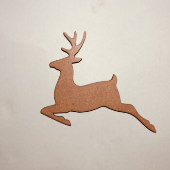 Intra απο ξύλο plywood 3mm-4mm πάχος - Ημιτελές κενό χριστουγεννιάτικο κούφωμα από ξύλο τάρανδου Δίασταση 30x30 cm Intraeaxys-r1z2x9l1 - Image 1