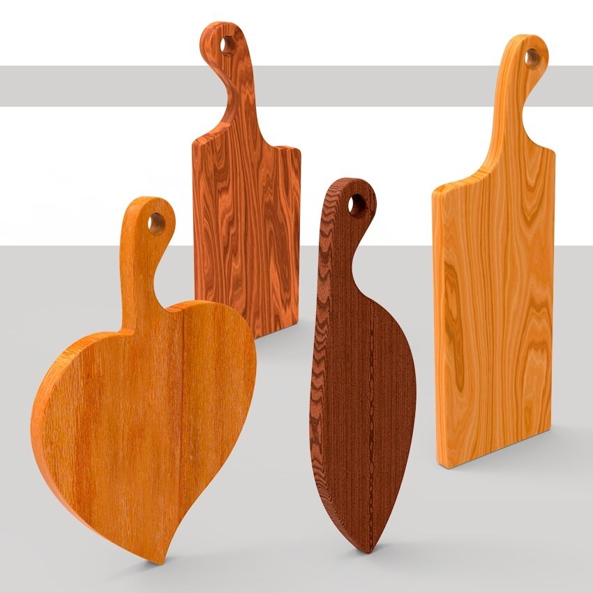 Intra απο ξύλο plywood 3mm-4mm πάχος - Σανίδες κοπής Δίασταση 30x30 cm Intraeaxys-lopq50k7