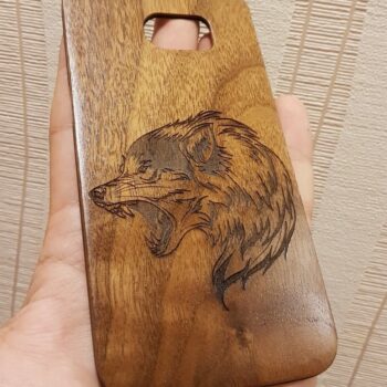 Intra απο ξύλο plywood 3mm-4mm πάχος - Λύκος χάραξης με λέιζερ Δίασταση 30x30 cm Intraeaxys-p7ym25r7 - Image 1