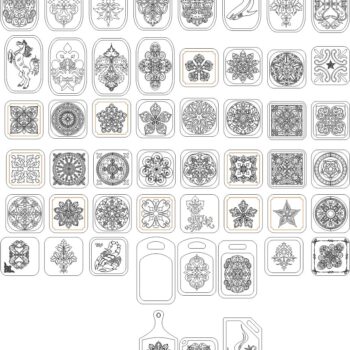 Intra απο ξύλο plywood 3mm-4mm πάχος - Διακόσμηση σανίδας κοπής Δίασταση 30x30 cm Intraeaxys-ro6p8m7x - Image 1