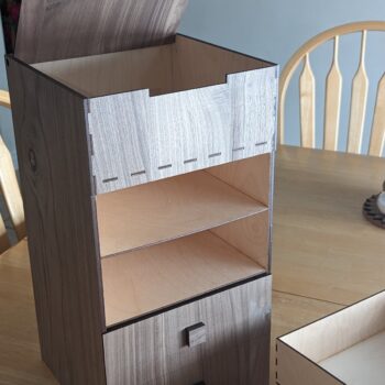 Intra απο ξύλο plywood 3mm-4mm πάχος - Συρταριέρα κοσμηματοπωλείο Δίασταση 30x30 cm Intraeaxys-zo9yg8e7 - Image 4