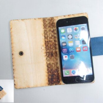 Intra απο ξύλο plywood 3mm-4mm πάχος - Ξύλινη θήκη τηλεφώνου Δίασταση 30x30 cm Intraeaxys-yon0z6x7 - Image 1