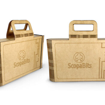 Intra απο ξύλο plywood 3mm-4mm πάχος - Υπόθεση Scopabits Δίασταση 30x30 cm Intraeaxys-joedrkd1 - Image 1