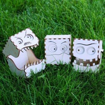 Intra απο ξύλο plywood 3mm-4mm πάχος - Monster Box Δίασταση 30x30 cm Intraeaxys-lopq5zk7 - Image 1