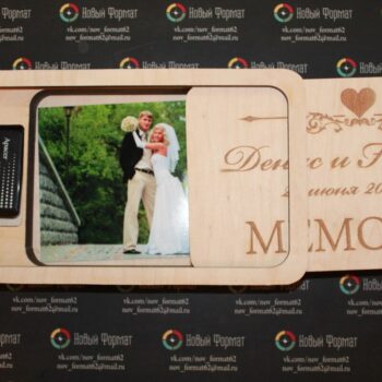 Intra απο ξύλο plywood 3mm-4mm πάχος - Σκληρή θήκη για φωτογραφία με μονάδα flash USB Δίασταση 30x30 cm Intraeaxys-m1dxvl7k - Image 1