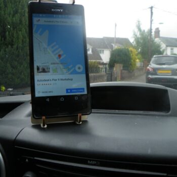 Intra απο ξύλο plywood 3mm-4mm πάχος - Βάση τηλεφώνου ταμπλό Δίασταση 30x30 cm Intraeaxys-eoxl5y4o - Image 1