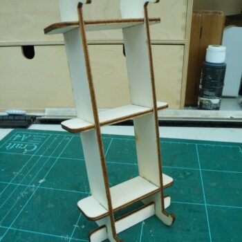 Intra απο ξύλο plywood 3mm-4mm πάχος - Βάση τηλεφώνου ταμπλό Δίασταση 30x30 cm Intraeaxys-eoxl5y4o - Image 3