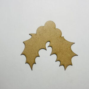 Intra απο ξύλο plywood 3mm-4mm πάχος - Holly Berry Χριστουγεννιάτικη διακόσμηση Ξύλινη διακοσμητική χειροτεχνία Δίασταση 30x30 cm Intraeaxys-eo203nq7