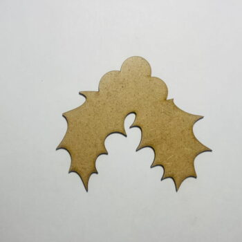 Intra απο ξύλο plywood 3mm-4mm πάχος - Holly Berry Χριστουγεννιάτικη διακόσμηση Ξύλινη διακοσμητική χειροτεχνία Δίασταση 30x30 cm Intraeaxys-eo203nq7 - Image 1