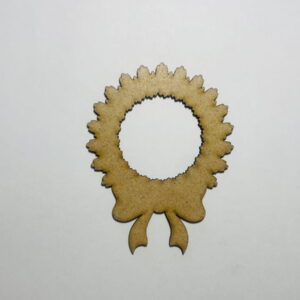 Intra απο ξύλο plywood 3mm-4mm πάχος - Ξύλινο χριστουγεννιάτικο στεφάνι Δίασταση 30x30 cm Intraeaxys-6o3y2eq7