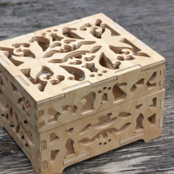 Intra απο ξύλο plywood 3mm-4mm πάχος - Στήθος 8mm Αρχείο DWG Δίασταση 30x30 cm Intraeaxys-eo4qnyd7 - Image 1