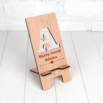 Intra απο ξύλο plywood 3mm-4mm πάχος - Πρότυπο βάσης κινητού τηλεφώνου Δίασταση 30x30 cm Intraeaxys-078ylx4o - Image 1