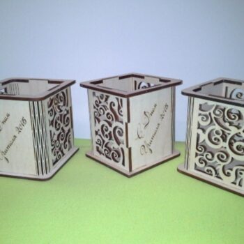 Intra απο ξύλο plywood 3mm-4mm πάχος - Ξύλινη θήκη για στυλό Δίασταση 30x30 cm Intraeaxys-qommng5o - Image 1