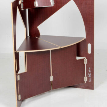 Intra απο ξύλο plywood 3mm-4mm πάχος - Πτυσσόμενη Τριγωνική Καρέκλα Werner Schmidt Δίασταση 30x30 cm Intraeaxys-6o3y4ep7 - Image 1