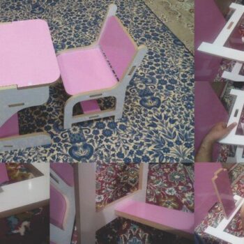 Intra απο ξύλο plywood 3mm-4mm πάχος - ting Θρανίο Σχολικής Τάξης Δίασταση 30x30 cm Intraeaxys-eo4q4p87 - Image 1