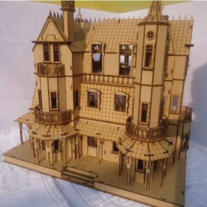 Intra απο ξύλο plywood 3mm-4mm πάχος - Baskerville Hall Δίασταση 30x30 cm Intraeaxys-eoxlpljo
