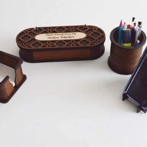 Intra απο ξύλο plywood 3mm-4mm πάχος - Desk Organizer Σετ 3 mm Δίασταση 30x30 cm Intraeaxys-d1lv69zo