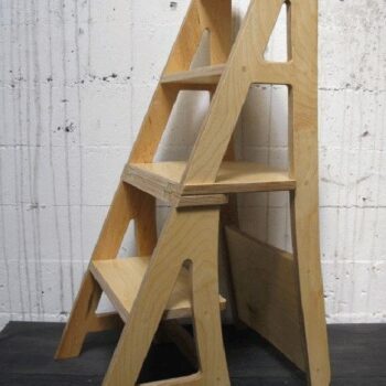 Intra απο ξύλο plywood 3mm-4mm πάχος - Σχέδια καρέκλας Step Ladder CNC Router Laser Δίασταση 30x30 cm Intraeaxys-r7vm5w57 - Image 1