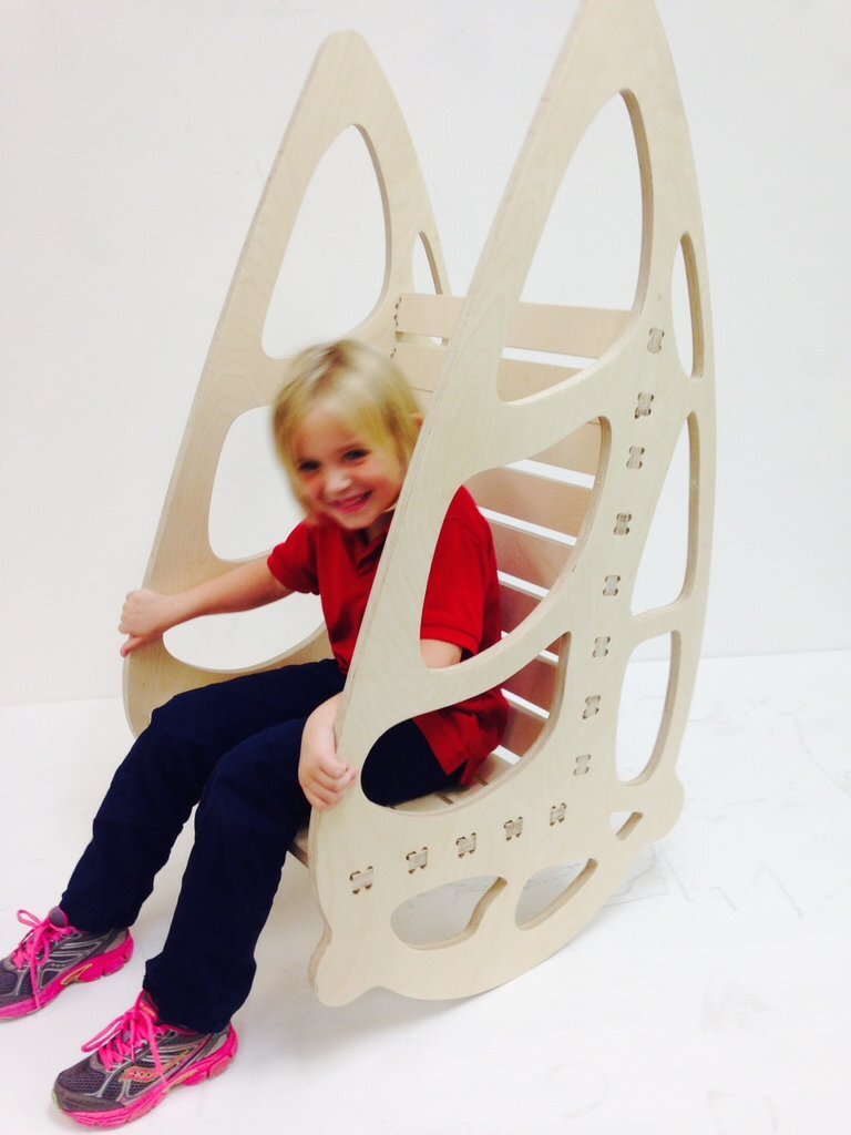 Intra απο ξύλο plywood 3mm-4mm πάχος - Αρχείο DWG καρέκλα πεταλούδας Δίασταση 30x30 cm Intraeaxys-07822m75