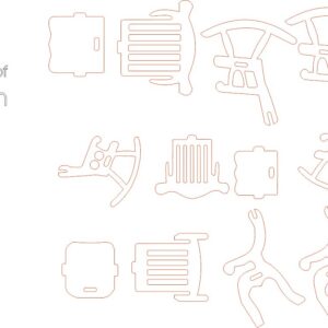 Intra απο ξύλο plywood 3mm-4mm πάχος - Καρέκλες 4mm Δίασταση 30x30 cm Intraeaxys-67w2m372