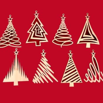 Intra απο ξύλο plywood 3mm-4mm πάχος - Χειροτεχνίες Ξύλινες Διακοσμήσεις Χριστουγεννιάτικων Δέντρων Δίασταση 30x30 cm Intraeaxys-51rrd9d1 - Image 1