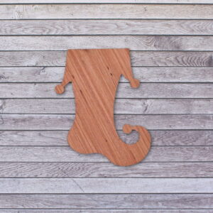 Intra απο ξύλο plywood 3mm-4mm πάχος - Ημιτελής ξύλινη χριστουγεννιάτικη κάλτσα Δίασταση 30x30 cm Intraeaxys-eoxlk2qo