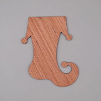 Intra απο ξύλο plywood 3mm-4mm πάχος - Ημιτελής ξύλινη χριστουγεννιάτικη κάλτσα Δίασταση 30x30 cm Intraeaxys-eoxlk2qo - Image 3