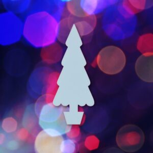 Intra απο ξύλο plywood 3mm-4mm πάχος - Σχήμα χειροτεχνίας Χριστουγεννιάτικου Δέντρου Δίασταση 30x30 cm Intraeaxys-eo203kl7