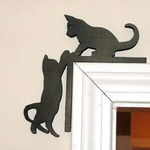 Intra απο ξύλο plywood 3mm-4mm πάχος - Πόρτα για χαριτωμένο γατάκι Δίασταση 30x30 cm Intraeaxys-d1lely7m