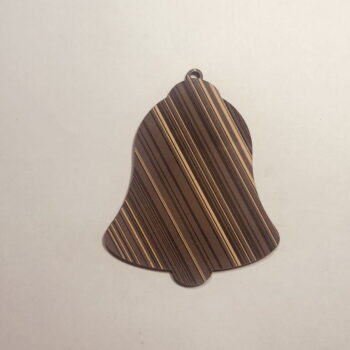 Intra απο ξύλο plywood 3mm-4mm πάχος - Σχήμα κοπής Ξύλινου Κουδουνιού Χριστουγέννων Δίασταση 30x30 cm Intraeaxys-078yz95o - Image 3