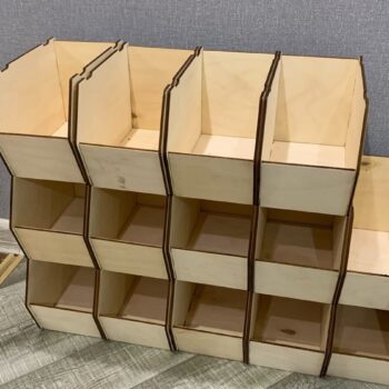 Intra απο ξύλο plywood 3mm-4mm πάχος - Στοιβαζόμενοι κάδοι αποθήκευσης Κουτιά 4mm Δίασταση 30x30 cm Intraeaxys-eo4qlwg7 - Image 1