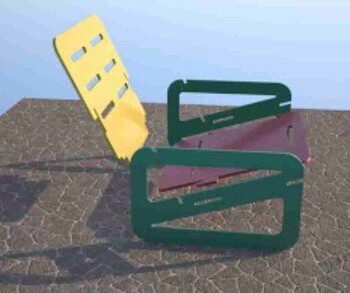 Intra απο ξύλο plywood 3mm-4mm πάχος - Καρέκλα Δίασταση 30x30 cm Intraeaxys-qompkko3 - Image 1