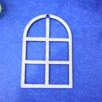 Intra απο ξύλο plywood 3mm-4mm πάχος - Χριστουγεννιάτικο στολίδι παραθύρου Δίασταση 10x10 cm Intraeaxys-67wlk521 - Image 2